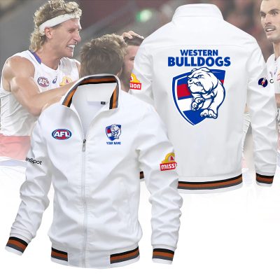 AFL Western Bulldogs Custom Name Lapel Jacket