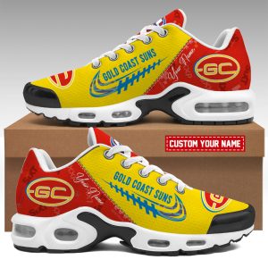 Gold Coast Suns AFL Air Max Plus TN Sneakers Custom Name Personalized Shoes Gift For Fans 2026 v2