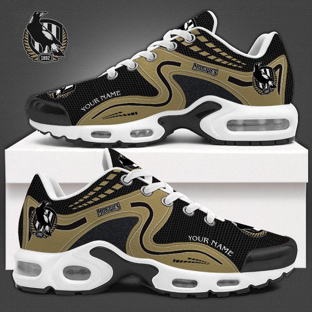 Collingwood Magpies AFL Air Max Plus TN Sneakers Custom Name Personalized Shoes Gift For Fans 2026 v1 Collingwood Magpies AFL Air Max Plus TN Sneakers Custom Name Personalized Shoes Gift For Fans 2026 v1
