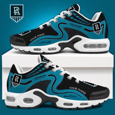 Port Adelaide Power AFL Air Max Plus TN Sneakers Custom Name Personalized Shoes Gift For Fans 2026 v1