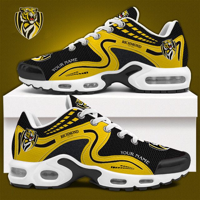 Richmond Tigers AFL Air Max Plus TN Sneakers Custom Name Personalized Shoes Gift For Fans 2026 v1 Richmond Tigers AFL Air Max Plus TN Sneakers Custom Name Personalized Shoes Gift For Fans 2026 v1