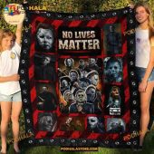 Michael Myers Halloween Fleece Blanket Halloween Horror Movie Blanket v1