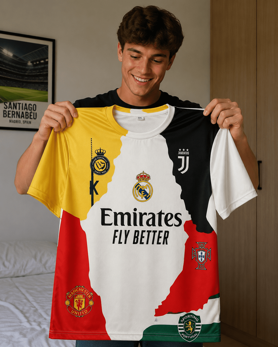 Cristiano Ronaldo Mix All Club Jersey Cristiano Ronaldo Mix All Club Jersey