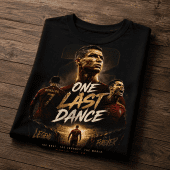 CR7 The last Dance 2026 Tshirt Gildan-5000 made in USA
