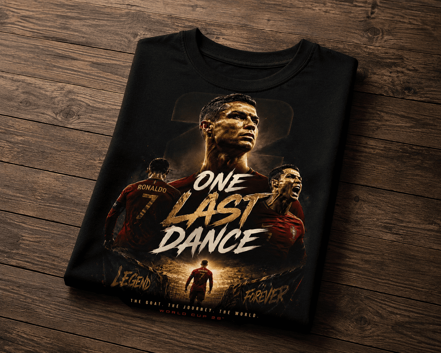 CR7 The last Dance 2026 Tshirt Gildan-5000 made in USA CR7 The last Dance 2026 Tshirt Gildan-5000 made in USA