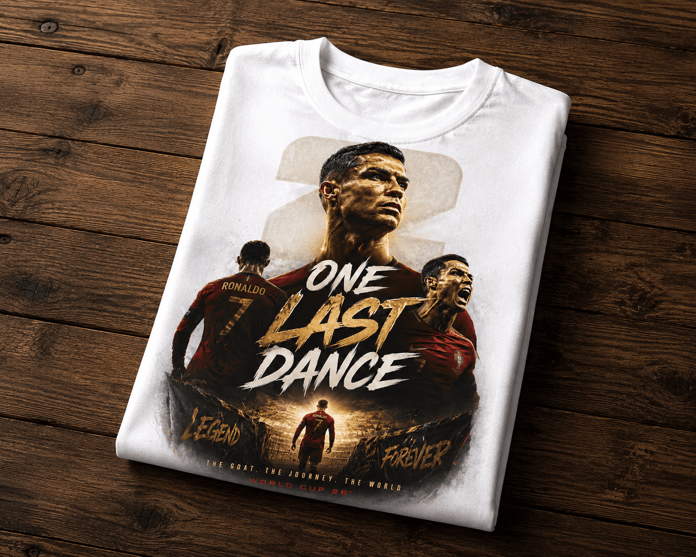 CR7 The last Dance 2026 Tshirt Gildan-5000 made in USA CR7 The last Dance 2026 Tshirt Gildan-5000 made in USA
