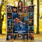 Michael Myers Halloween Fleece Blanket Halloween Horror Movie Blanket v15