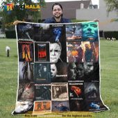 Michael Myers Halloween Fleece Blanket Halloween Horror Movie Blanket v5