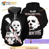Halloween Scare 3D Michael Myers Hoodie All Over Print, Funny Halloween Shirt