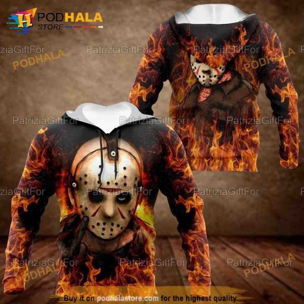 Jason Voorhees Halloween Jason Voorhees Horror Sweat Jason Voorhees 3D Hoodie Jason Voorhees Halloween Jason Voorhees Horror Sweat Jason Voorhees 3D Hoodie