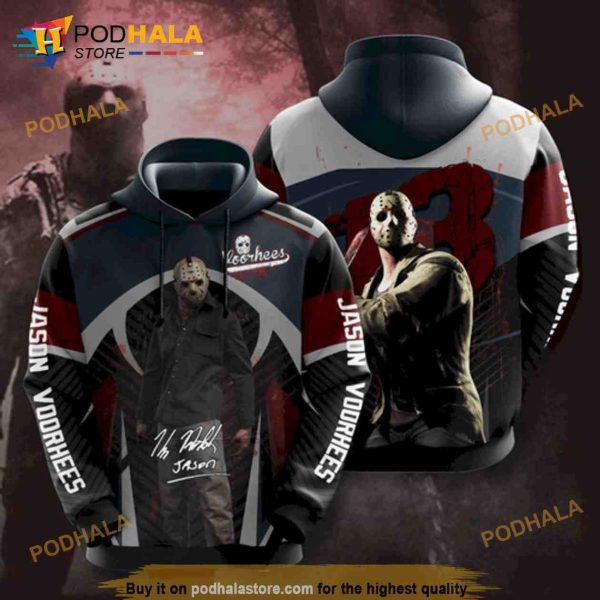 Jason Voorhees Lovers Halloween 3D Hoodie Jason Voorhees Lovers Halloween 3D Hoodie