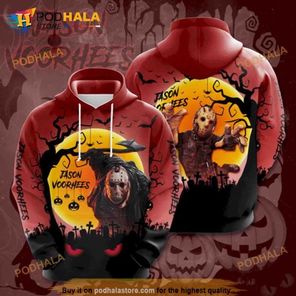 Jason Voorhees Lovers Halloween Halloween 3D Hoodie Jason Voorhees Lovers Halloween Halloween 3D Hoodie