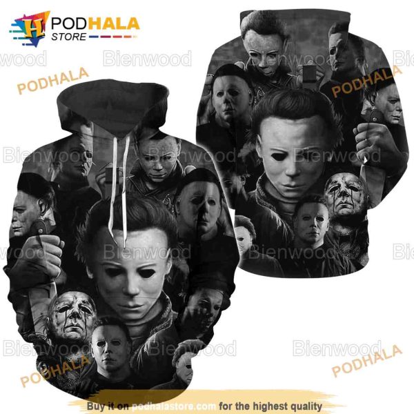 Michael Myers Face Halloween 3D Hoodie, Michael Myers Shirt, Michael Myers Gifts Michael Myers Face Halloween 3D Hoodie, Michael Myers Shirt, Michael Myers Gifts
