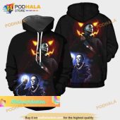 Michael Myers Halloween 3D Hoodie, Michael Myers Merchandise For Fans