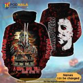 Personalized Name Michael Myers Halloween 3D Hoodie Michael Myers Gifts for fans