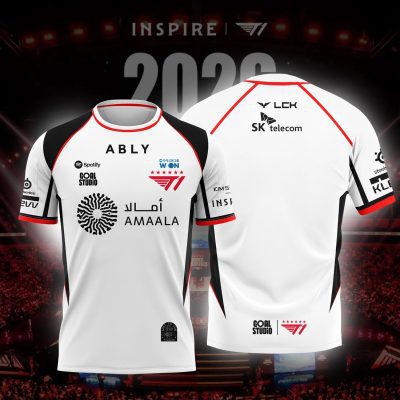 Personalized 2026 NEW T1 ESPORTS TEAM WHITE JERSEY