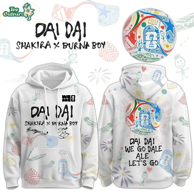 World Cup 26 Shakira ft. Burna Boy “DAI DAI” Hoodie Tshirt