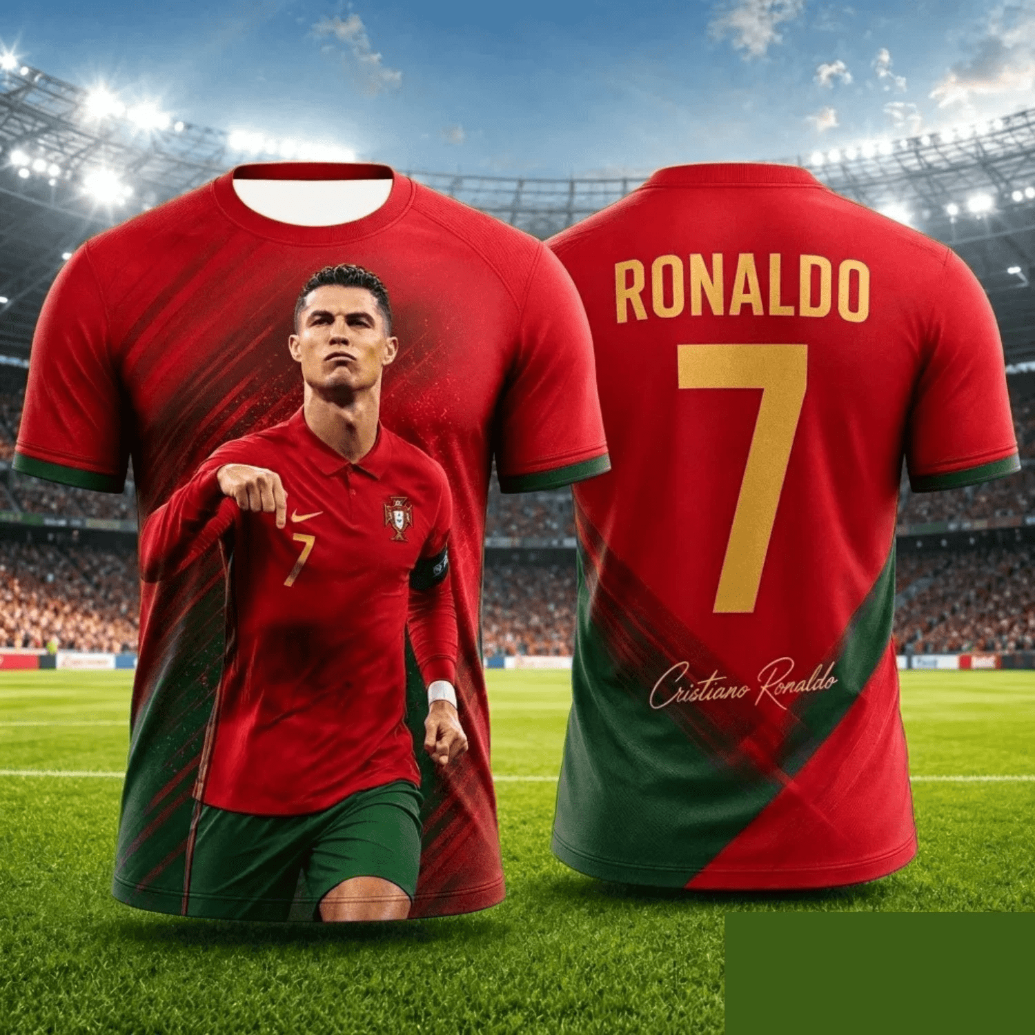 Ronaldo #7 Shirt Potugal For Fans v1 Ronaldo #7 Shirt Potugal For Fans v1