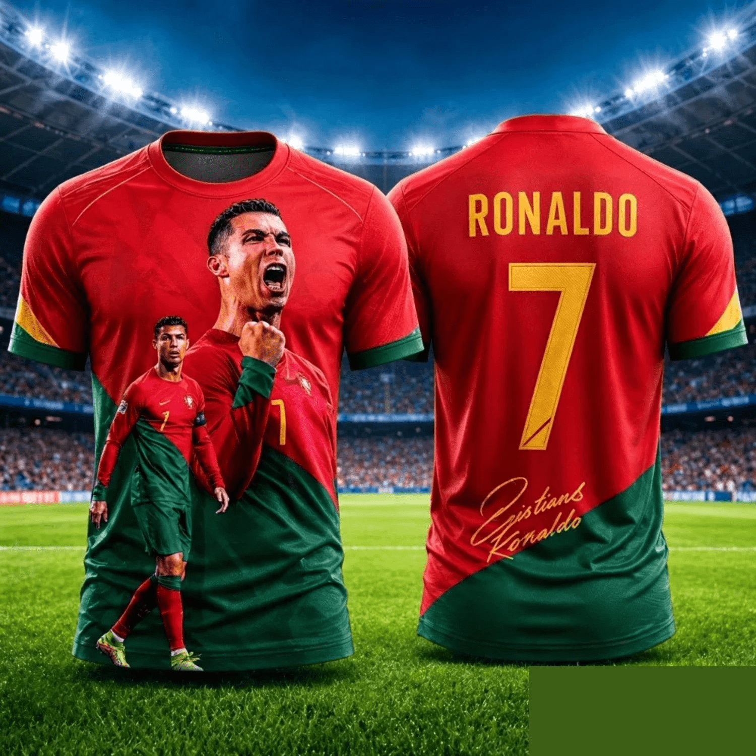 Ronaldo #7 Shirt Potugal For Fans v1 Ronaldo #7 Shirt Potugal For Fans v1