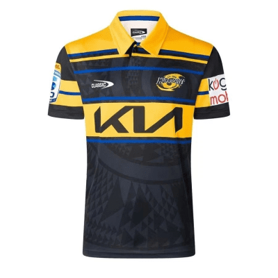 Personalized New Zealand Hurricanes Super Rugby 2026 Mens Home kit Polo Shirt