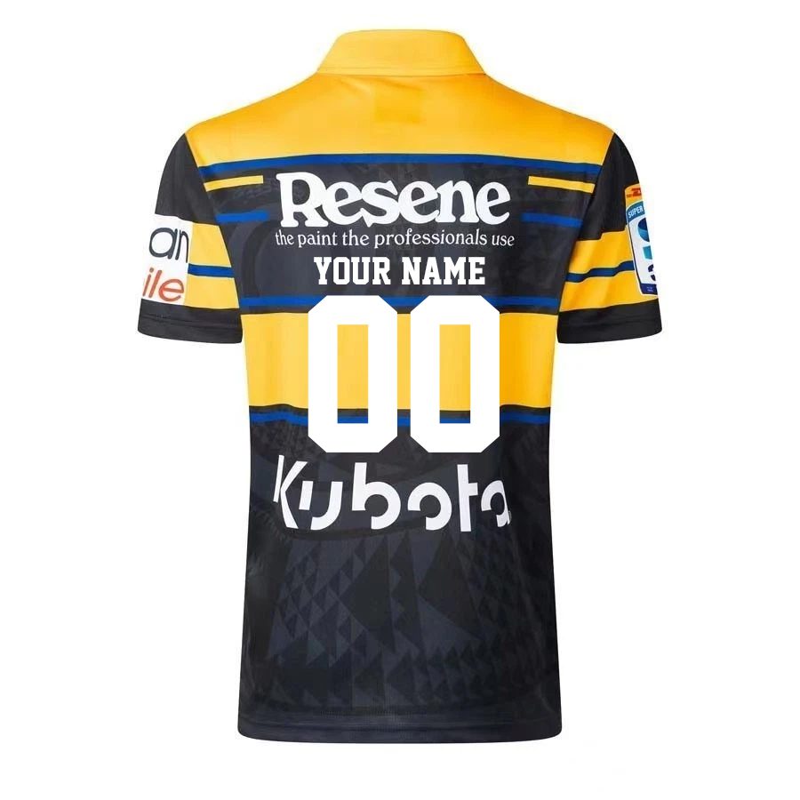 Personalized New Zealand Hurricanes Super Rugby 2026 Mens Home kit Polo Shirt Personalized New Zealand Hurricanes Super Rugby 2026 Mens Home kit Polo Shirt