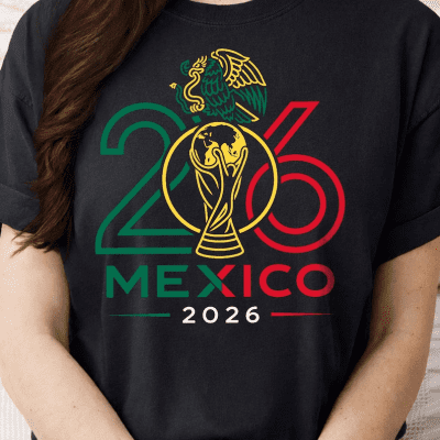 Mexican Tshirt 2026 National Team Soccer logo