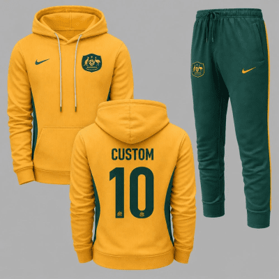 Australia 2026 FIFA World Cup Home Personalized Hoodie Jogger Set