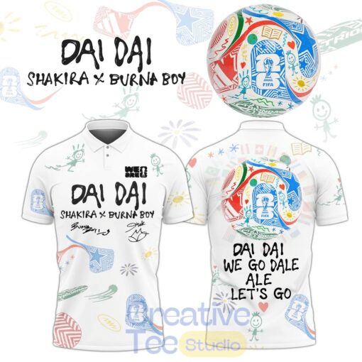 Baseball Jersey “Dai Dai” Shakira x Burna Boy World Cup 2026 Baseball Jersey “Dai Dai” Shakira x Burna Boy World Cup 2026