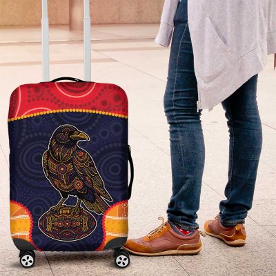 Adelaide Football Club Luggage Cover Crow Spirit Animal DT05