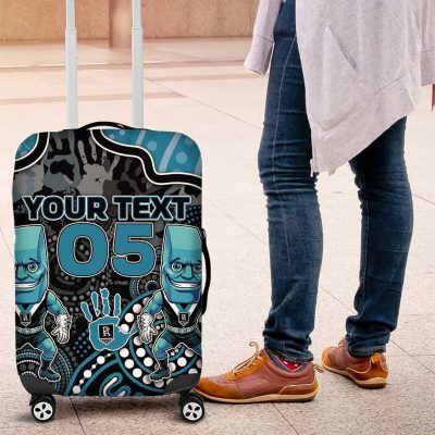 Custom Power Football Luggage Cover Aboriginal Dot Art Pattern DT05