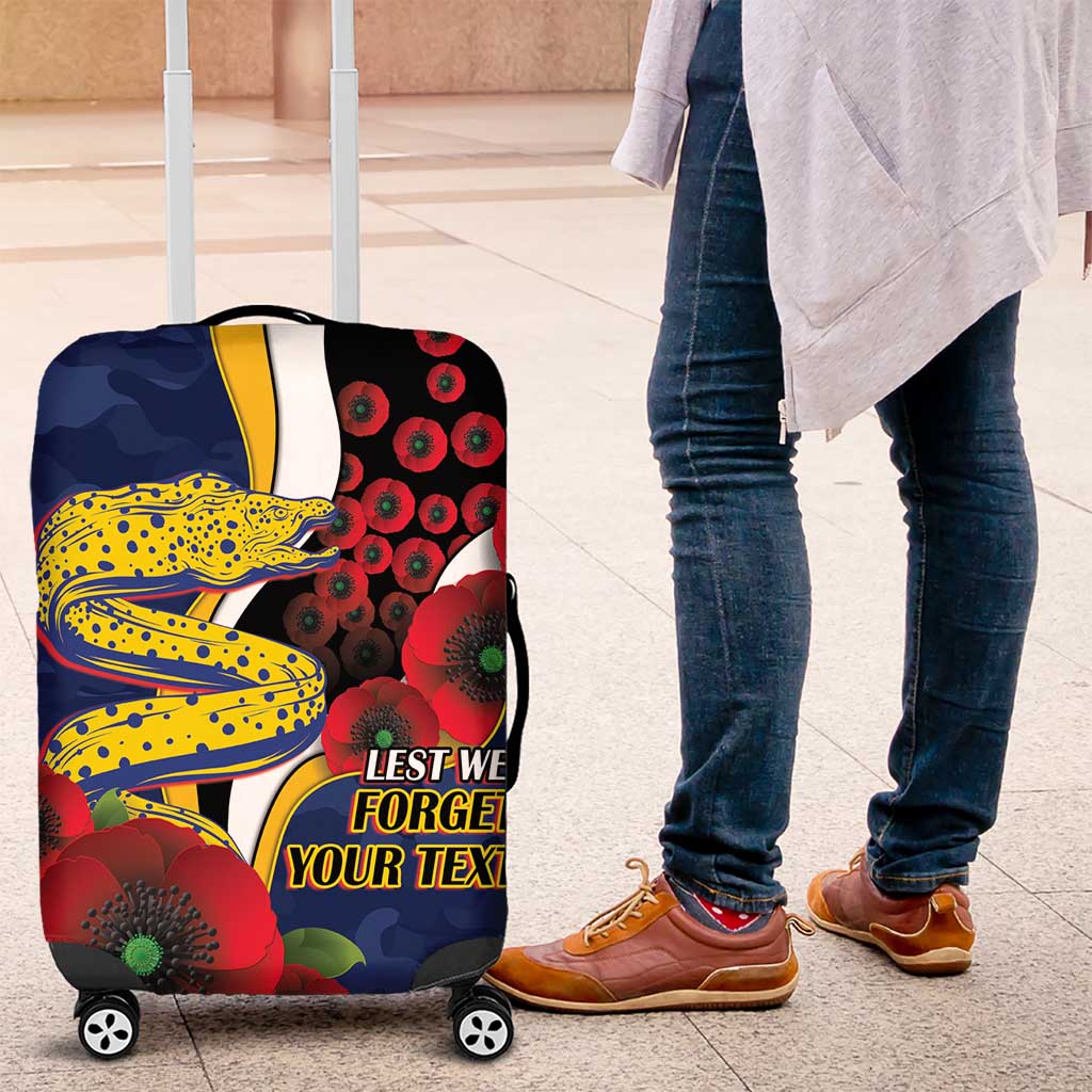 Parramatta Eels ANZAC Personalised Luggage Cover Lest We Forget Poppy Camo LT9 Parramatta Eels ANZAC Personalised Luggage Cover Lest We Forget Poppy Camo LT9