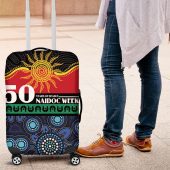 Australian Aboriginal Torres Strait Islanders Luggage Cover Together We Rise Together We Stay Deadly LT9