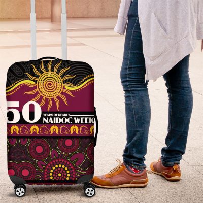 Broncos NAIDOC Week Luggage Cover Aboriginal Torres Strait Islanders Vibe LT9