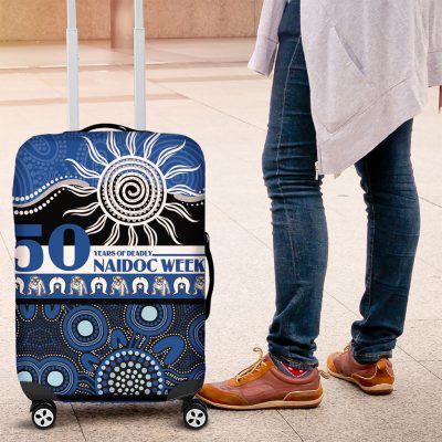 Bulldogs NAIDOC Week Luggage Cover Aboriginal Torres Strait Islanders Vibe LT9
