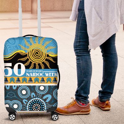 Titans NAIDOC Week Luggage Cover Aboriginal Torres Strait Islanders Vibe LT9