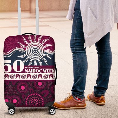 Sea Eagles NAIDOC Week Luggage Cover Aboriginal Torres Strait Islanders Vibe LT9