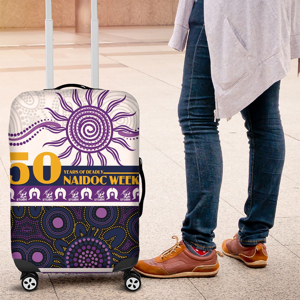 Storm NAIDOC Week Luggage Cover Aboriginal Torres Strait Islanders Vibe LT9 Storm NAIDOC Week Luggage Cover Aboriginal Torres Strait Islanders Vibe LT9