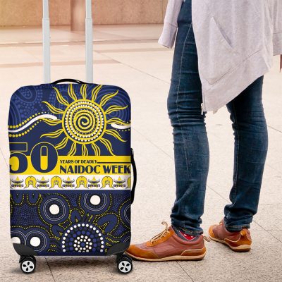 Cowboys NAIDOC Week Luggage Cover Aboriginal Torres Strait Islanders Vibe LT9