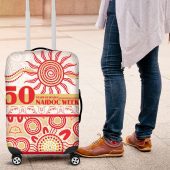 Dolphins NAIDOC Week Luggage Cover Aboriginal Torres Strait Islanders Vibe LT9