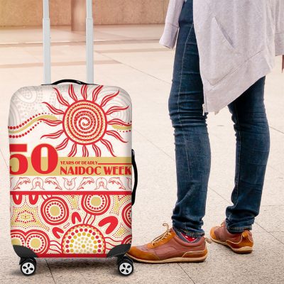 Dolphins NAIDOC Week Luggage Cover Aboriginal Torres Strait Islanders Vibe LT9