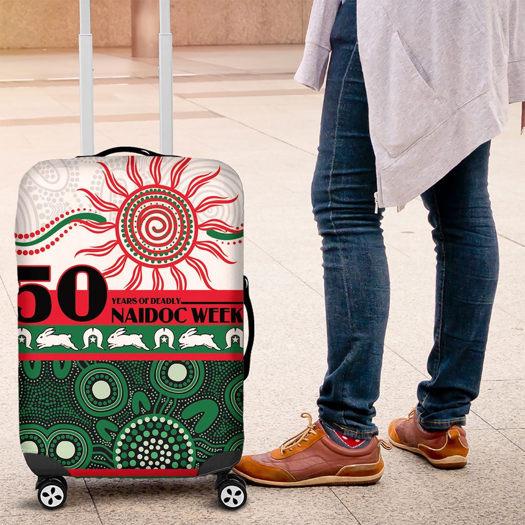 Rabbitohs NAIDOC Week Luggage Cover Aboriginal Torres Strait Islanders Vibe LT9 Rabbitohs NAIDOC Week Luggage Cover Aboriginal Torres Strait Islanders Vibe LT9