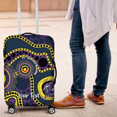 Storm NAIDOC Week 2026 Personalised Luggage Cover 50 Years of Deadly Aboriginal Art LT14