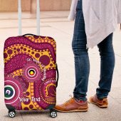 Broncos NAIDOC Week 2026 Personalised Luggage Cover 50 Years of Deadly Aboriginal Art LT14
