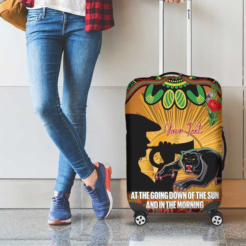 Personalised Panthers Rugby ANZAC Day Luggage Cover Last Post Personalised Panthers Rugby ANZAC Day Luggage Cover Last Post