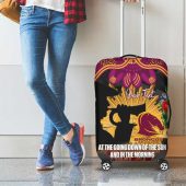 Personalised Brisbane Broncos Rugby ANZAC Day Luggage Cover Last Post