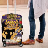 Personalised Melbourne Storm Rugby ANZAC Day Luggage Cover Last Post Poppy We Will Remember Them LT14