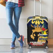 Personalised Cowboys Rugby ANZAC Day Luggage Cover Last Post