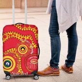 Suns NAIDOC Week 2026 Personalised Luggage Cover 50 Years of Deadly Aboriginal Art LT14
