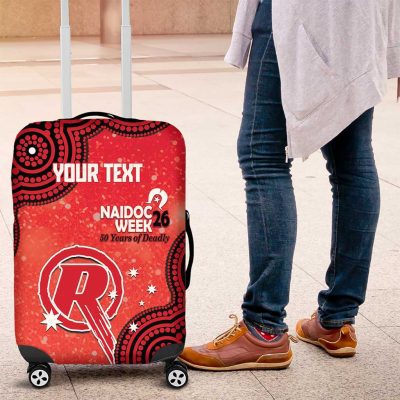 Melbourne Renegades NAIDOC Week 2026 Custom Luggage Cover 50 Years Deadly Indigenous Art Glitter Effect LT14