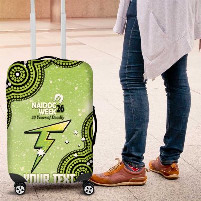 Sydney Thunder NAIDOC Week 2026 Custom Luggage Cover 50 Years Deadly Indigenous Art Glitter Effect LT14